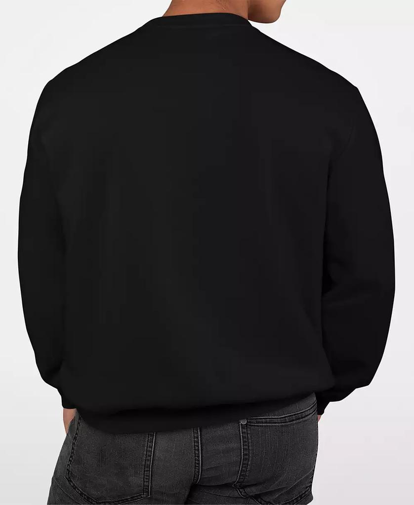 LA Pop Art Men's Leprechaun Word Art Crewneck Sweatshirt