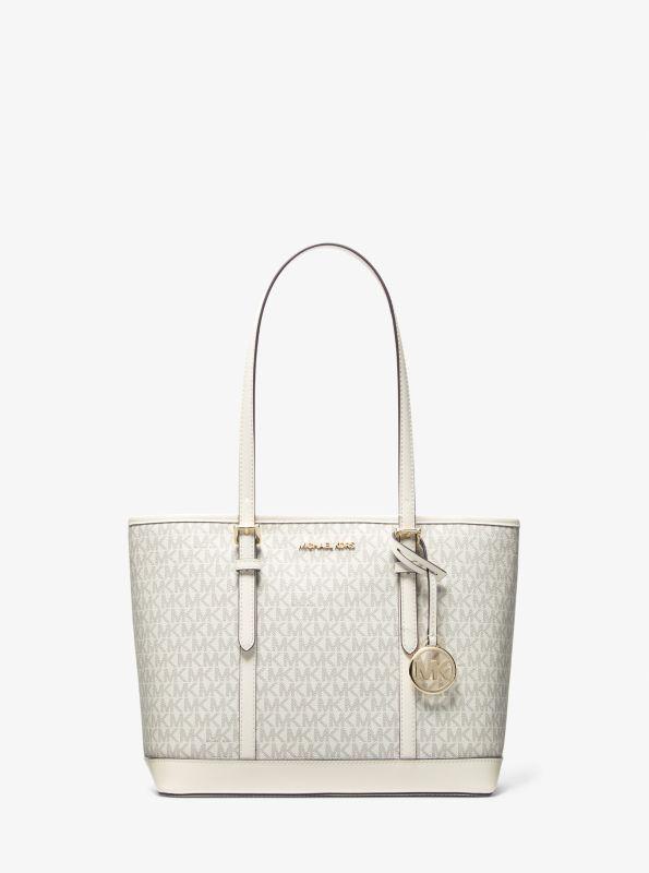 Michael Kors Jet Set Travel Small Logo Top-Zip Tote Bag