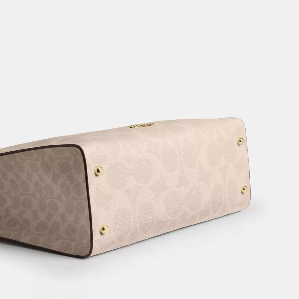 Coach Maggie Tote Bag In Blocked Signature Canvas 7