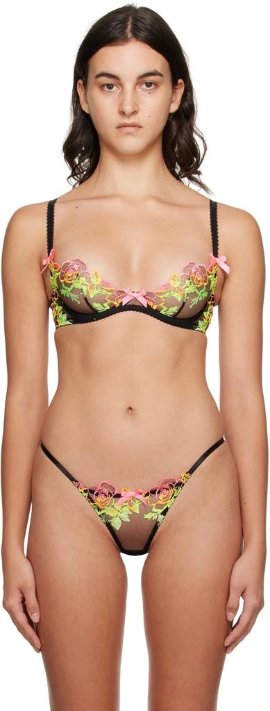 L'Agent by Agent Provocateur Black Callypso Bra 1