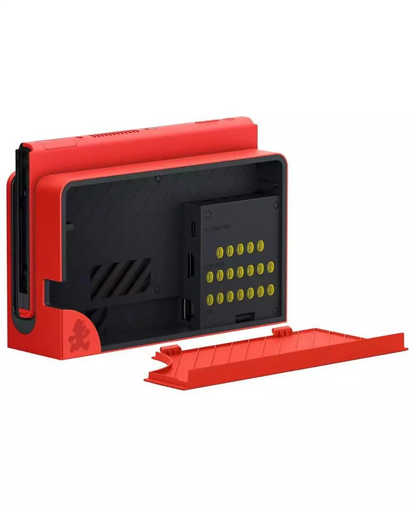 Nintendo Switch OLED Mario Red Edition with Mario Maker 2, Surge Accessory Gaming Kit, MightySkins Console and Controller Skin Voucher and 1 Year CPS Extended Warranty 2