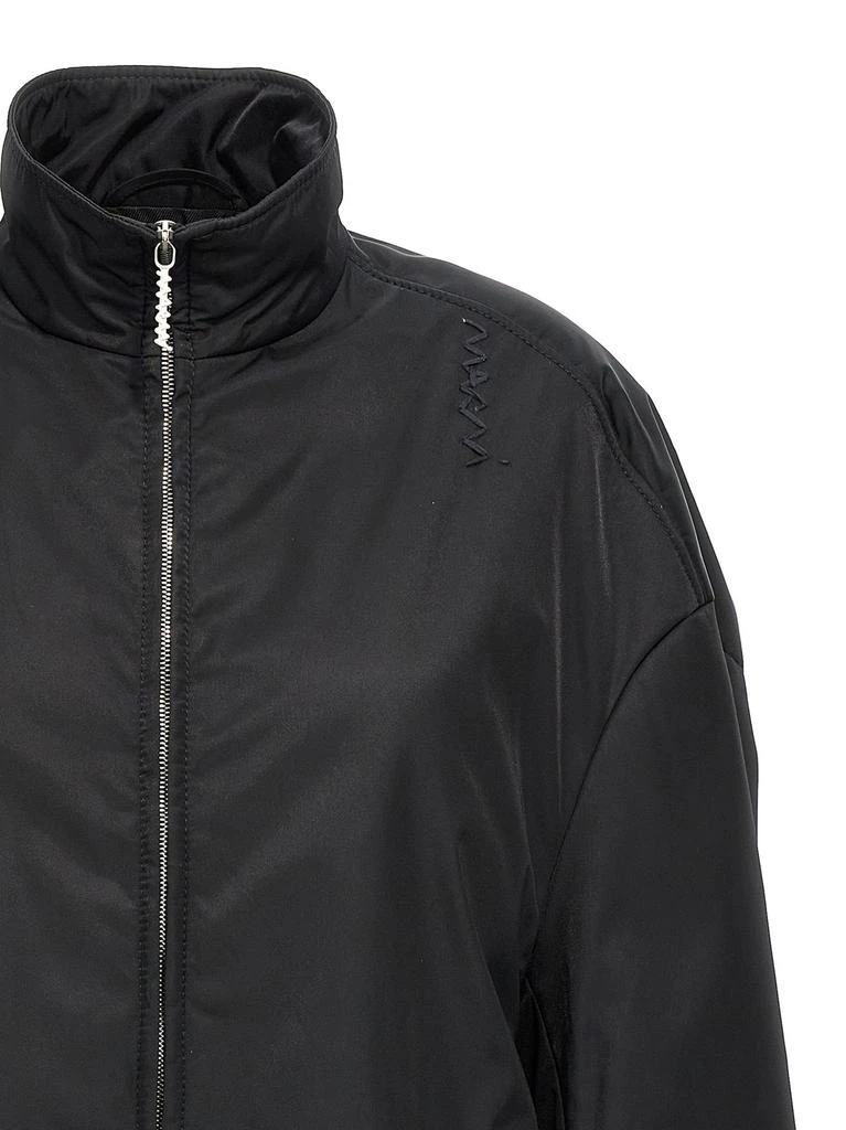 Marni Marni High-Neck Long Sleeved Zipped Bomber Jacket 3