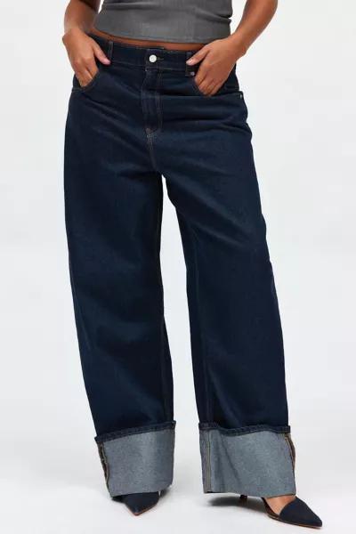 BDG BDG Thea Cuffed Wide Leg Jean