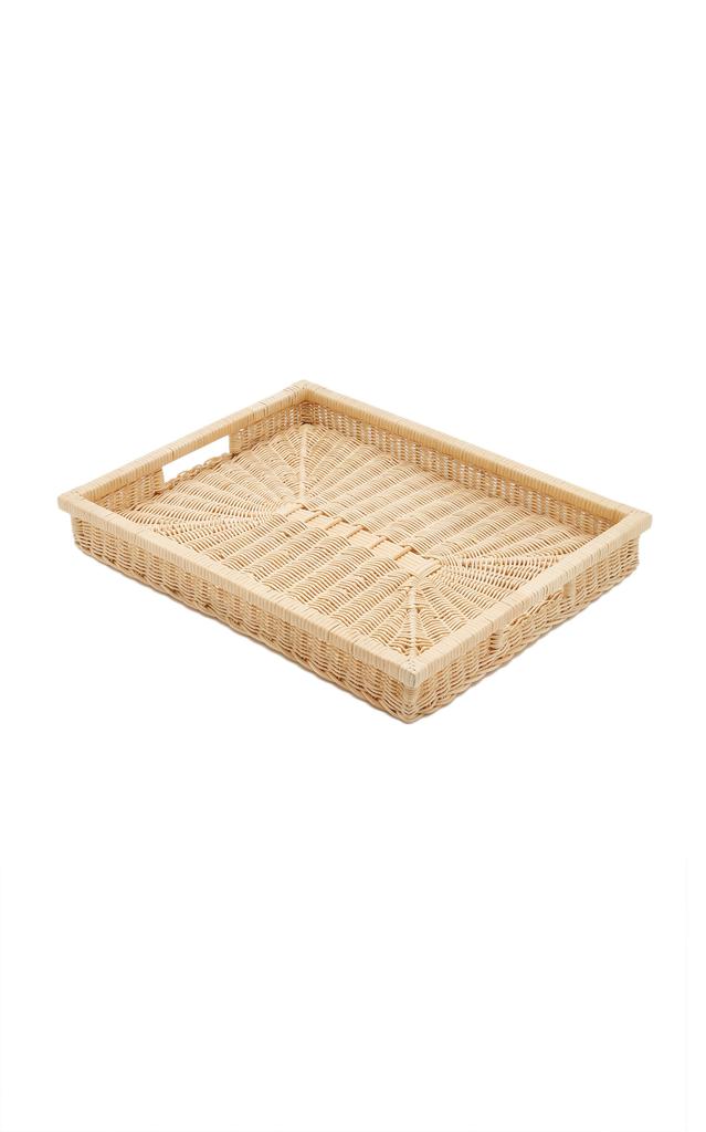 MoDA Moda Domus - Wicker Rectangular Tray - Neutral - Moda Operandi
