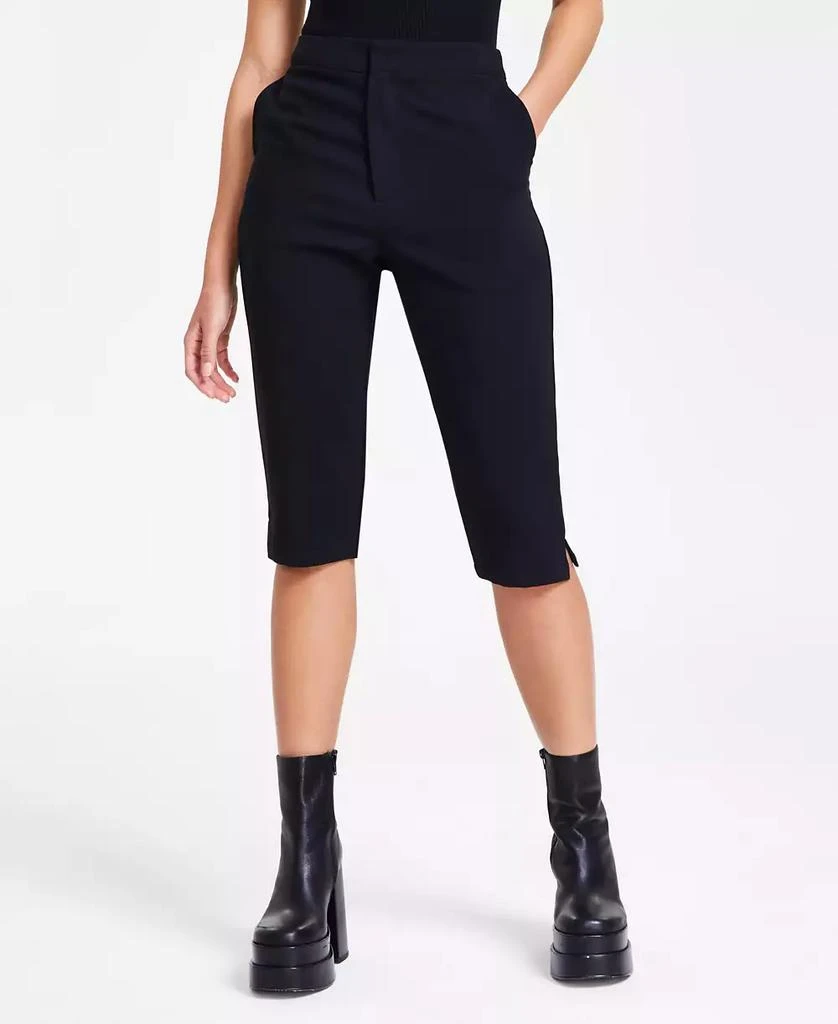Bar III Women's Woven Capri High-Rise Capri Pants, Exclusively at Macy's 3