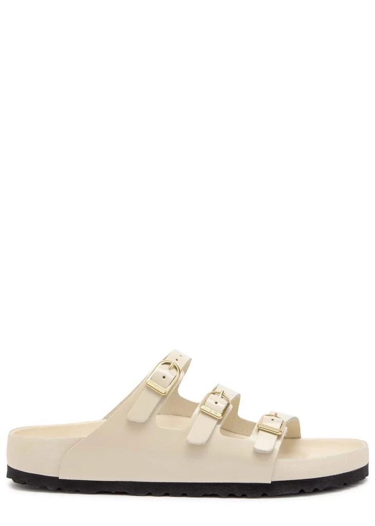 Birkenstock Florida patent leather sliders 1