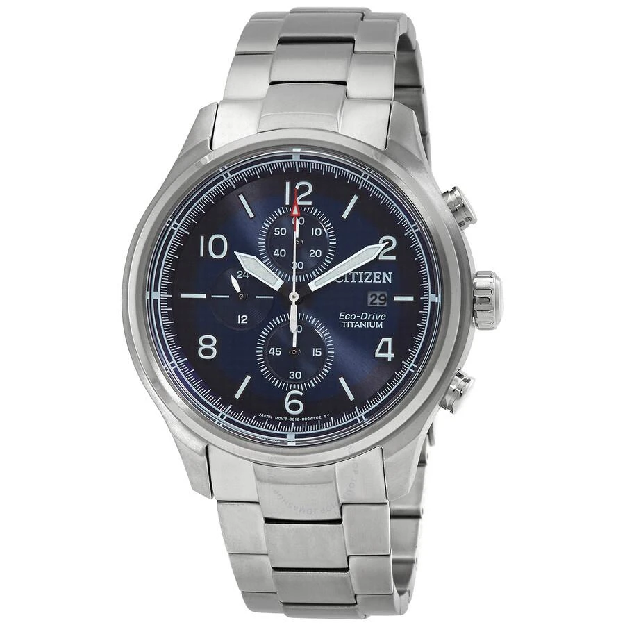 Citizen Chronograph Eco-Drive Blue Dial Men's Watch CA0810-88L 1