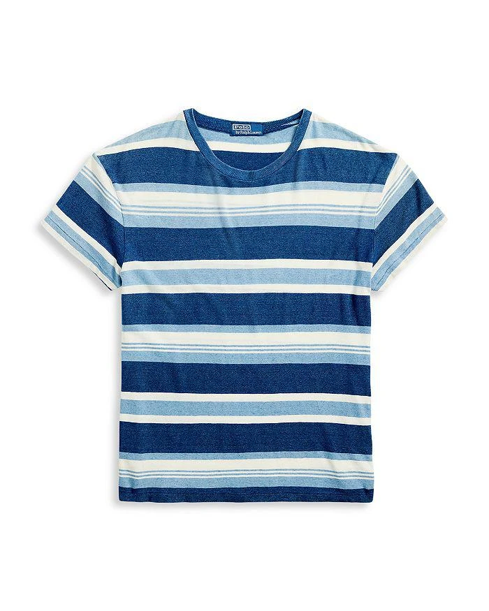 Polo Ralph Lauren Classic Fit Striped Cotton Linen Tee 5