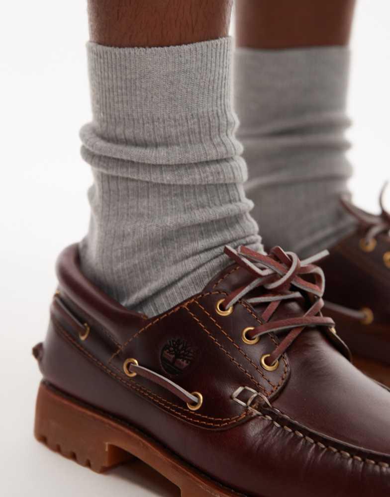 Timberland Timberland authentics 3 eye classic boat shoes in