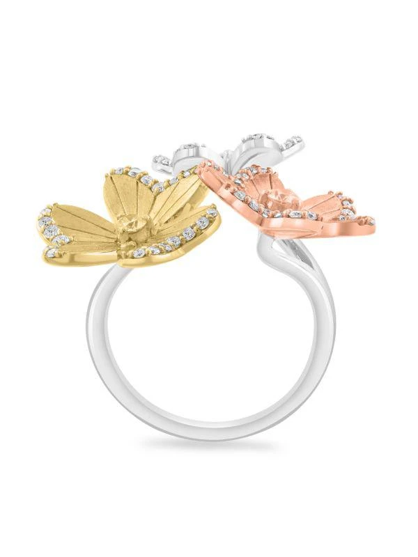 Effy 14K Tri Tone
0.63 TCW Diamond Ring 2