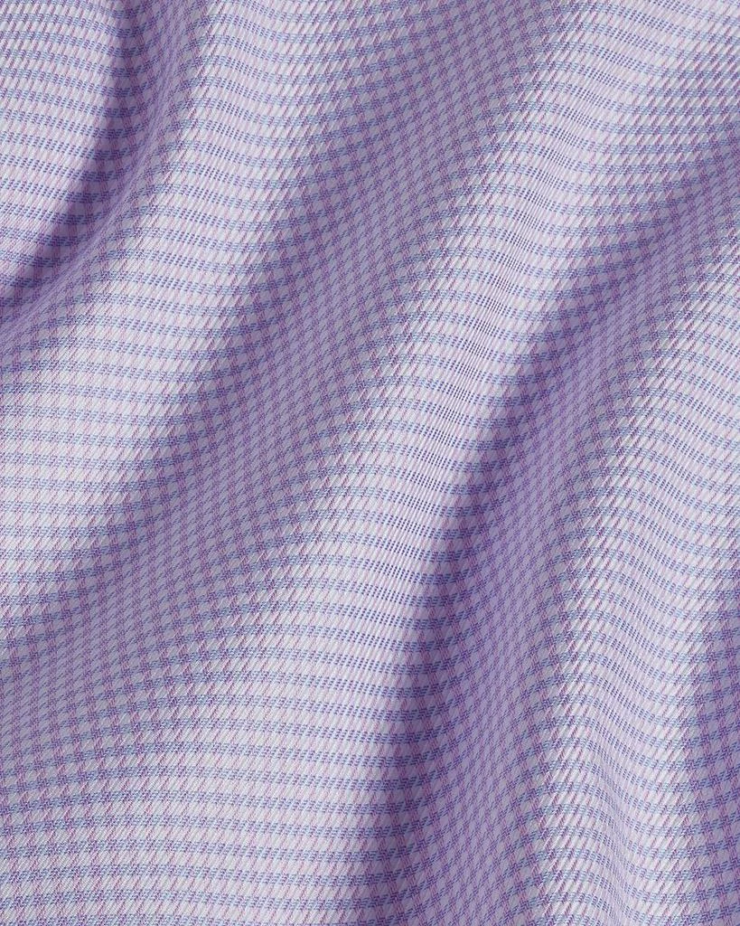 David Donahue Slim Fit End on End Twill Check Dress Shirt 3