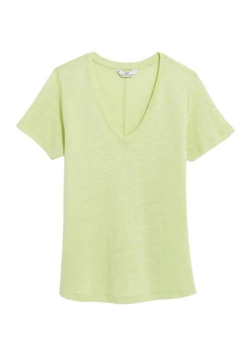 Chemisier Vineyard Vines Rayé Rose Et Blanc à Volants - Taille 2 Femme - Occasion TB