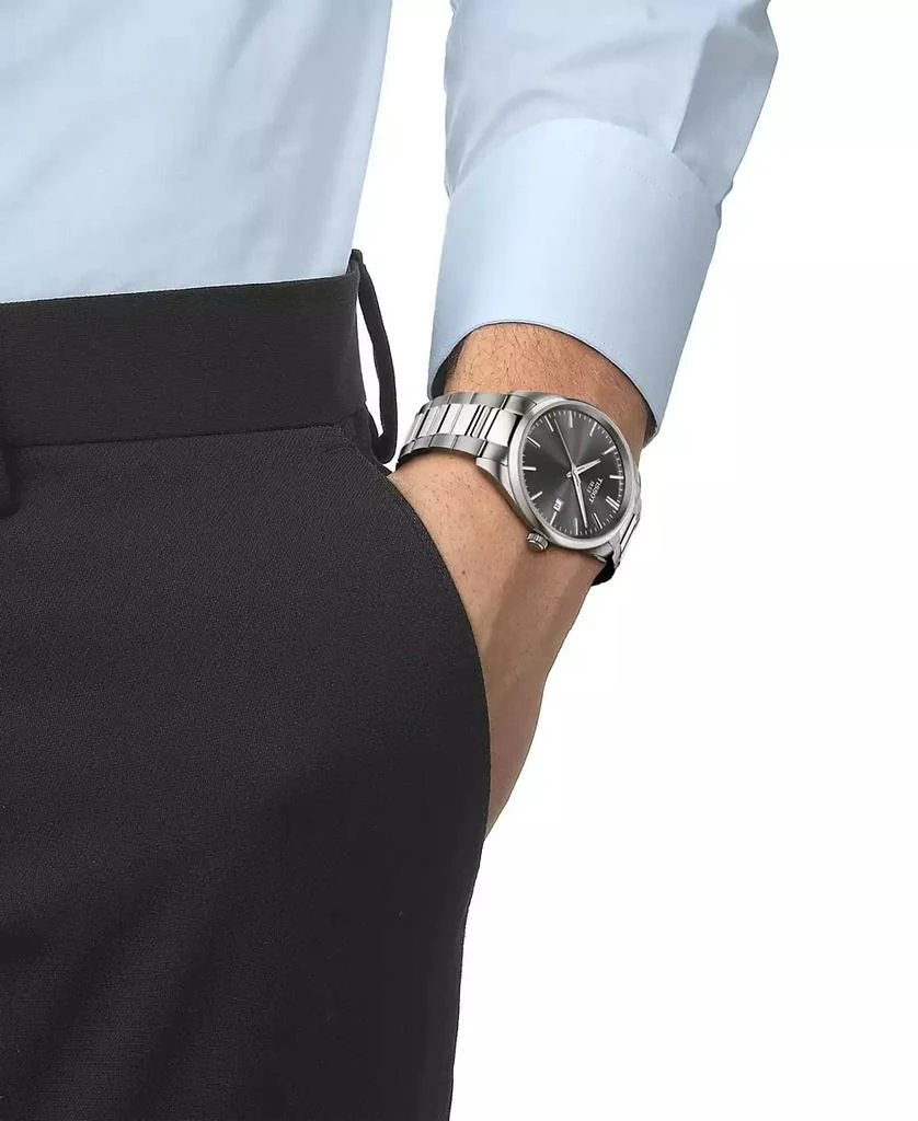 Tissot Men's gray stainless steel Bracelet Watch, 40mm 4