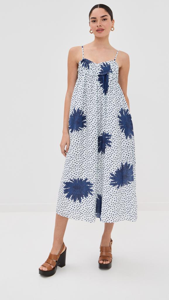 Alix of Bohemia Eden Indigo Dahlia Dress