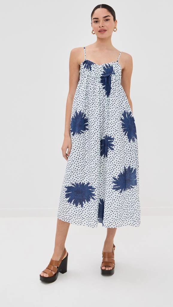 Alix of Bohemia Eden Indigo Dahlia Dress 1