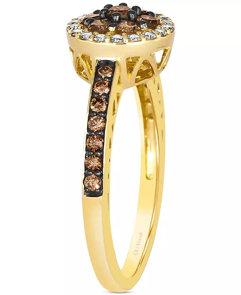 Le Vian Chocolate Diamond® (1/2 ct. t.w.) & Nude Diamond™ (5/8 ct. t.w.) Ring in 14k Honey Gold 4