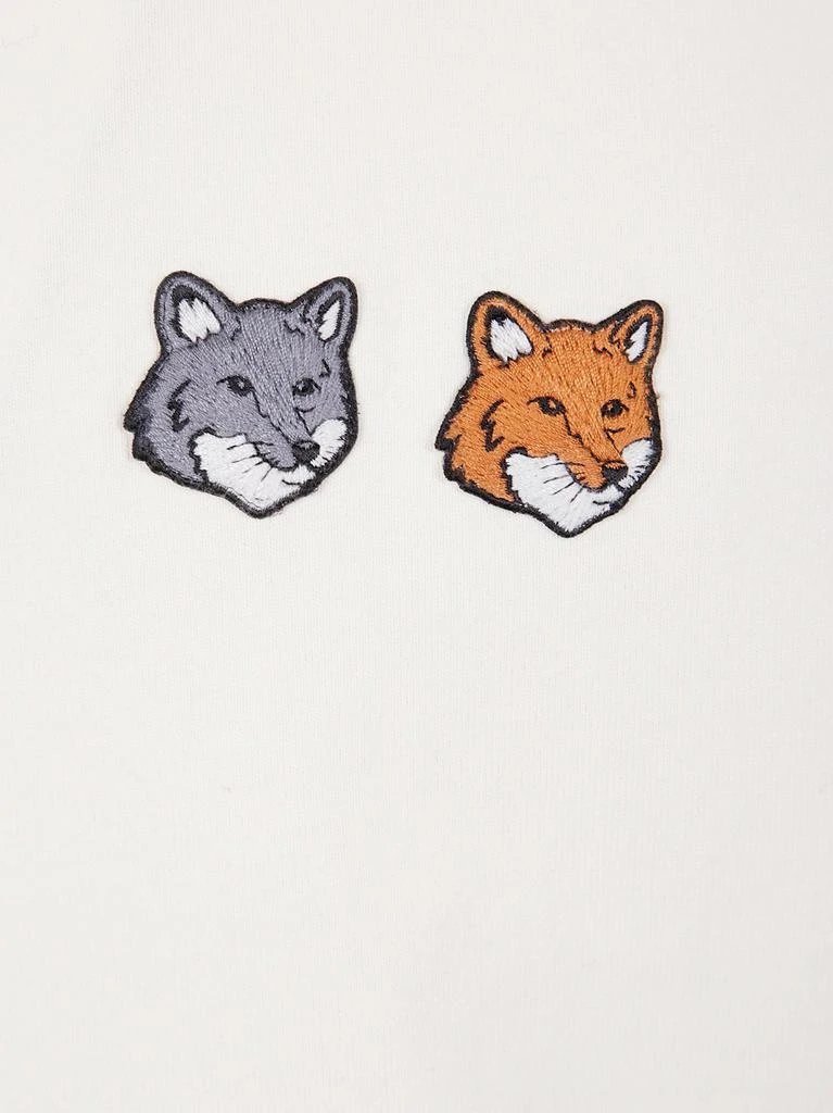 Maison Kitsune Maison Kitsuné Fox Embroidered Crewneck T-Shirt 3