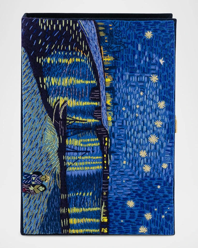 Olympia Le-Tan Vincent van Gogh's The Starry Night Book Clutch Bag 1