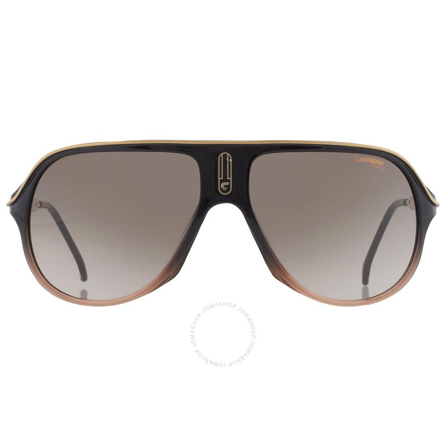 Carrera Brown Gradient Navigator Unisex Sunglasses SAFARI65/N 0DCC/HA 62