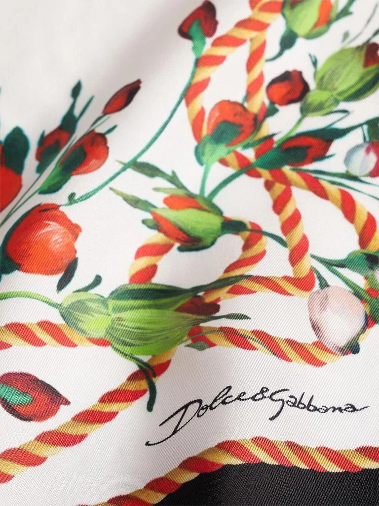 Dolce & Gabbana Printed Silk Scarf 2