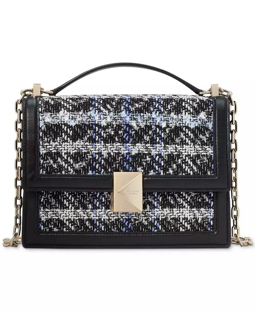Kate Spade Deco Plaid Tweed Small Chain Shoulder Bag 1