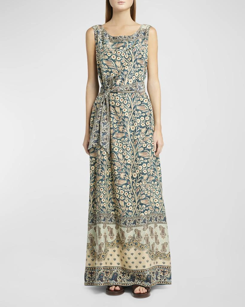 Loro Piana Abito Kiko Tree Of Life Habuta Dress 2