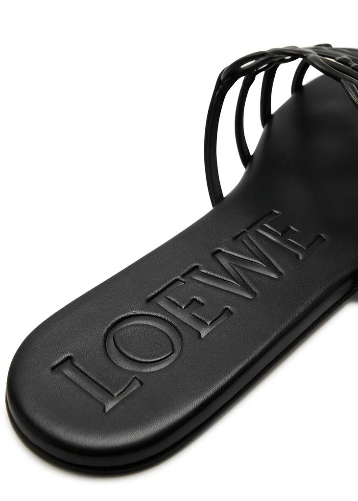 Loewe Anagram Petal leather sliders 4