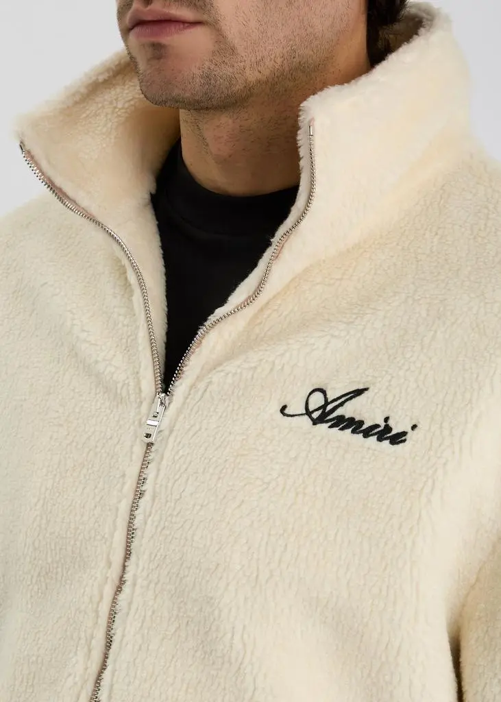 AMIRI Bones logo fleece jacket 5