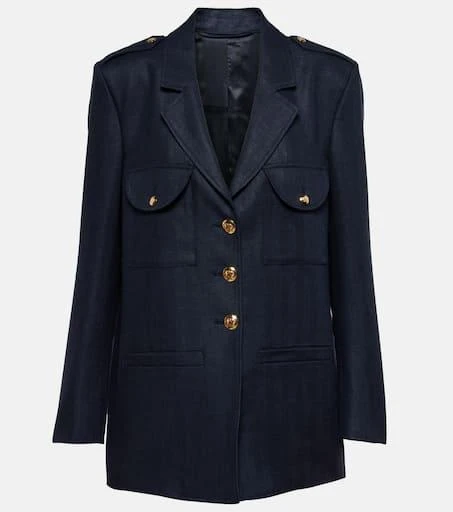 BLAZÉ MILANO Flap tailored linen blazer 1