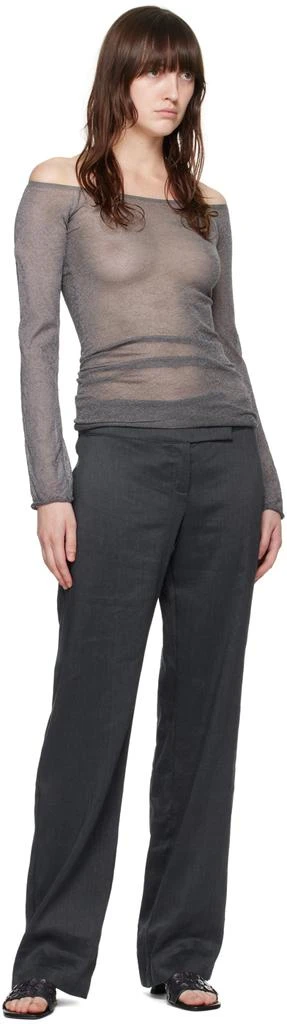 Paloma Wool Gray Kelly Long Sleeve T-Shirt 4