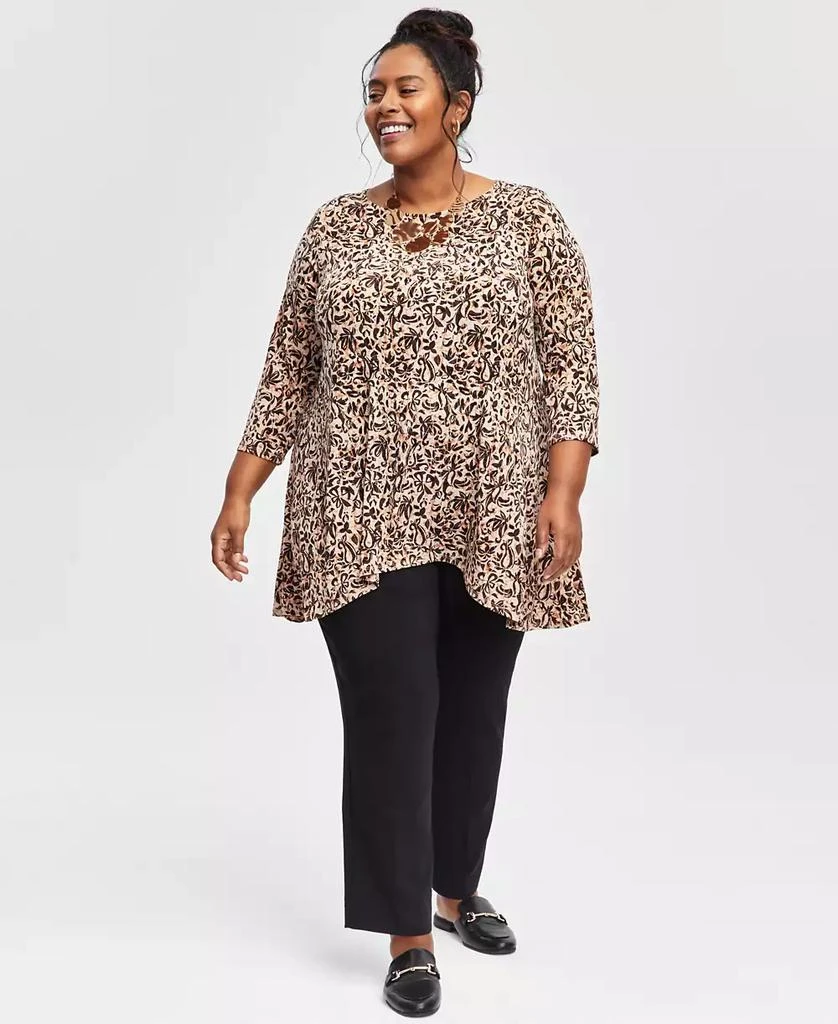 JM Collection Plus Size Irina Swing Top, Exclusively at Macy's 2