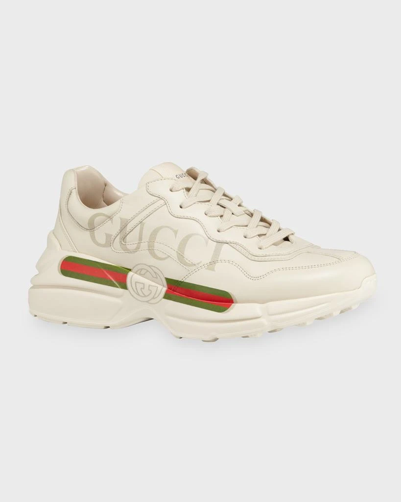 Gucci Men's Rhyton Retro Logo Sneakers 2