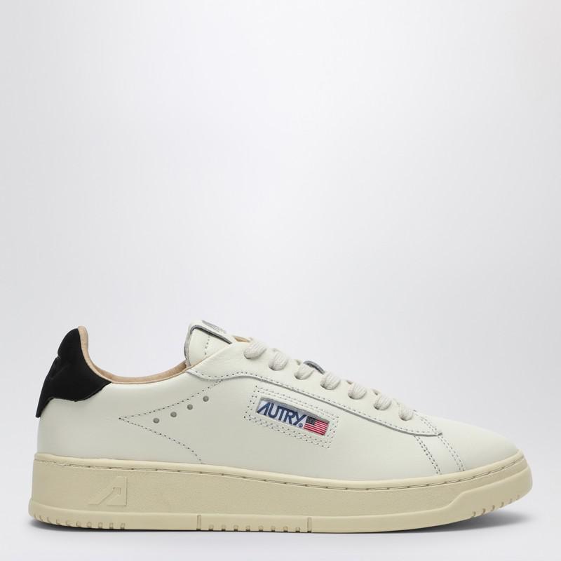 スニーカー AUTRY WHITE/BLACK DALLAS SNEAKERS IN LEATHER Autry White/black Dallas sneakers in leather - Casual Shoes