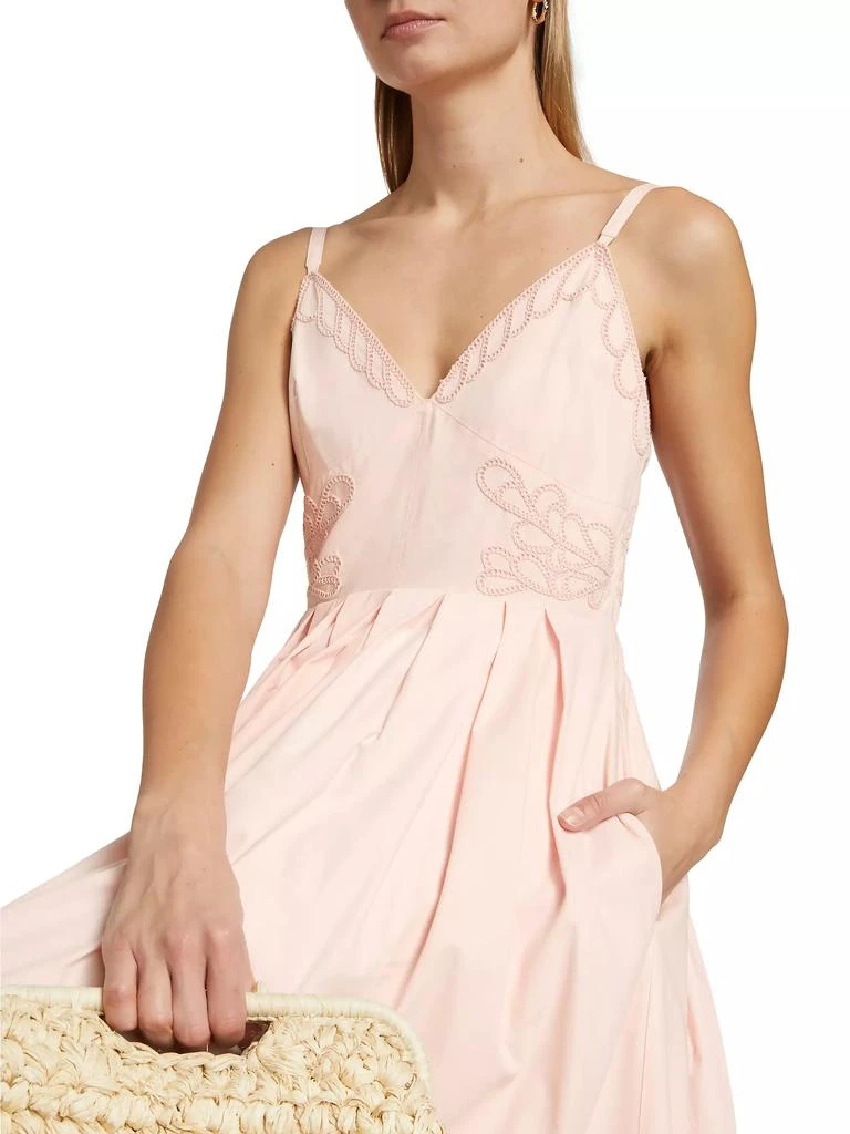 Cinq à Sept Maude Cotton Embroidered Dress 6