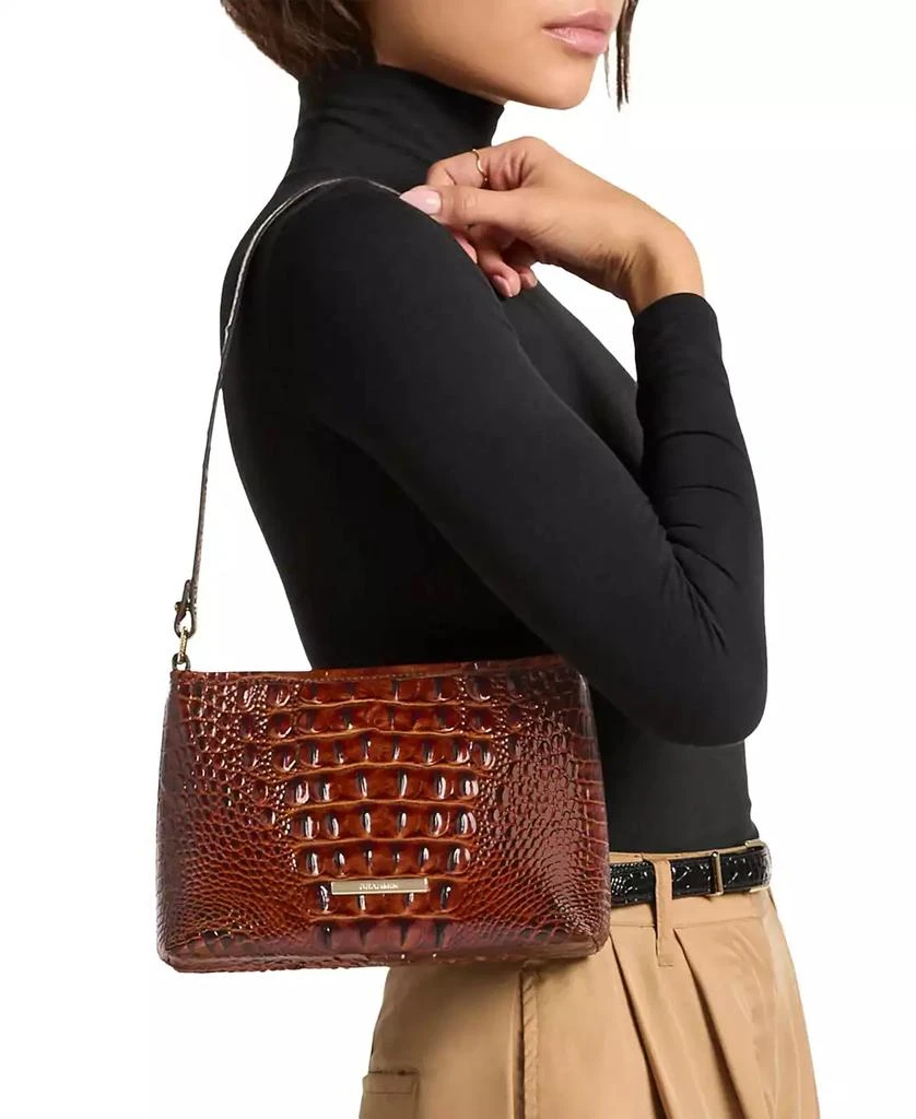 Brahmin Lorelei Melbourne Embossed Leather Shoulder 6