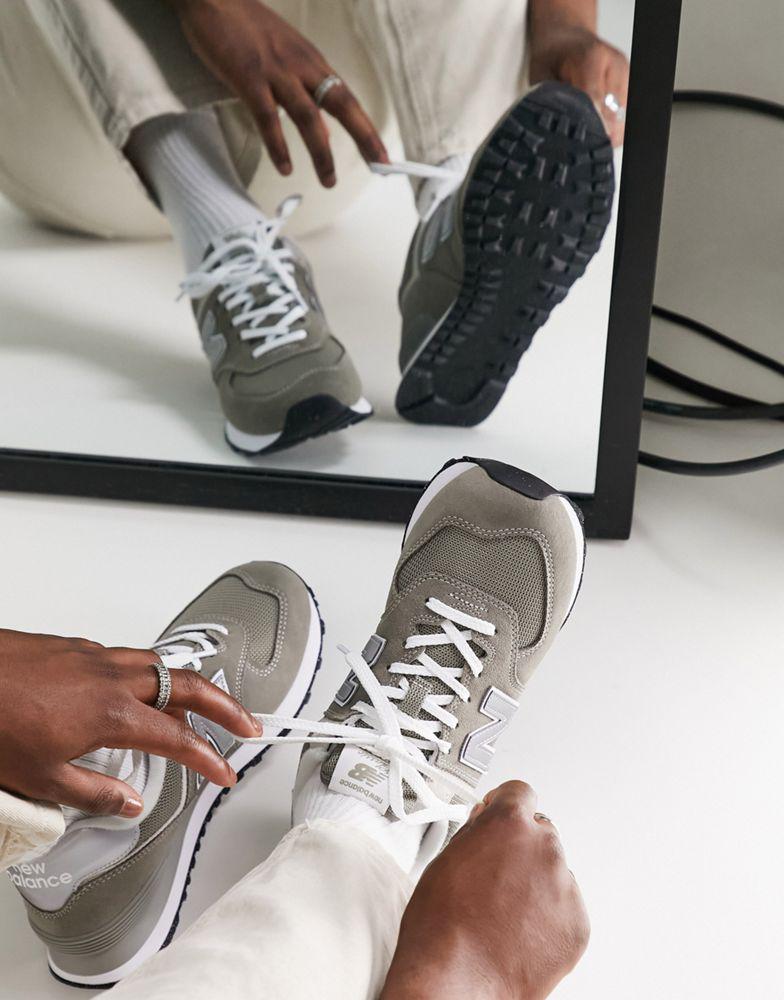New Balance New Balance 574 sneakers in grey and white