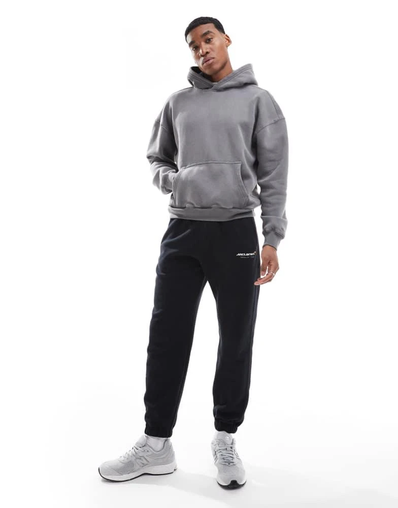 HOLLISTER Hollister boxy hoodie in grey wash 2
