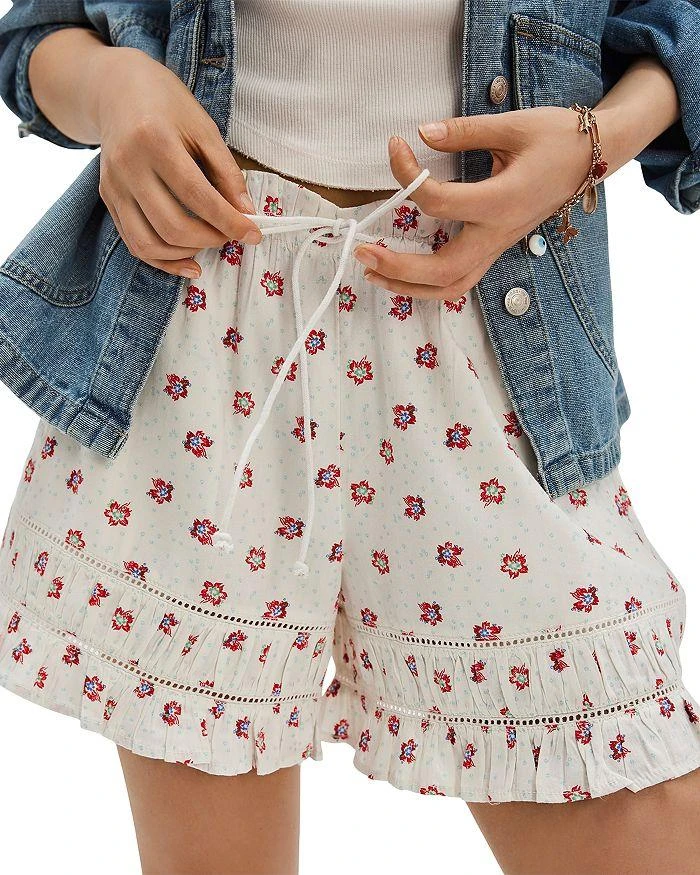 Free People Cambridge Printed Pull On Shorts 1