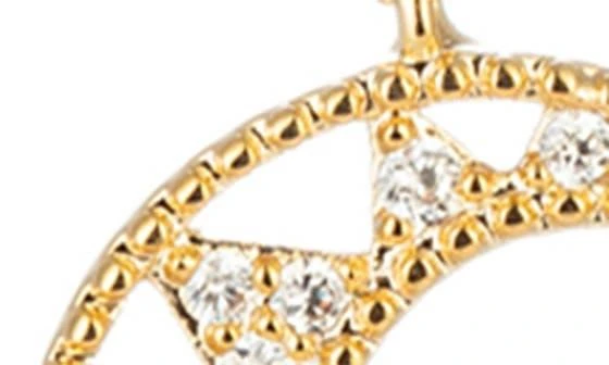 EYE CANDY LOS ANGELES Laika Crescent Moon Drop Earrings 3
