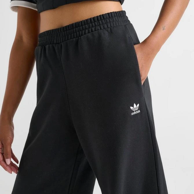 Adidas Women's adidas Originals Wide Leg Fleece Pants 9