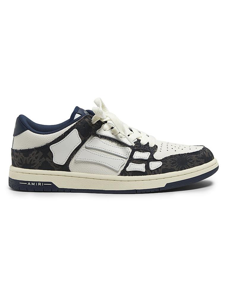 【AMIRI】MA Quad Skel ローカットスニーカー AMIRI Ma Quad Skel Top Low Sneakers | White | FARFETCH