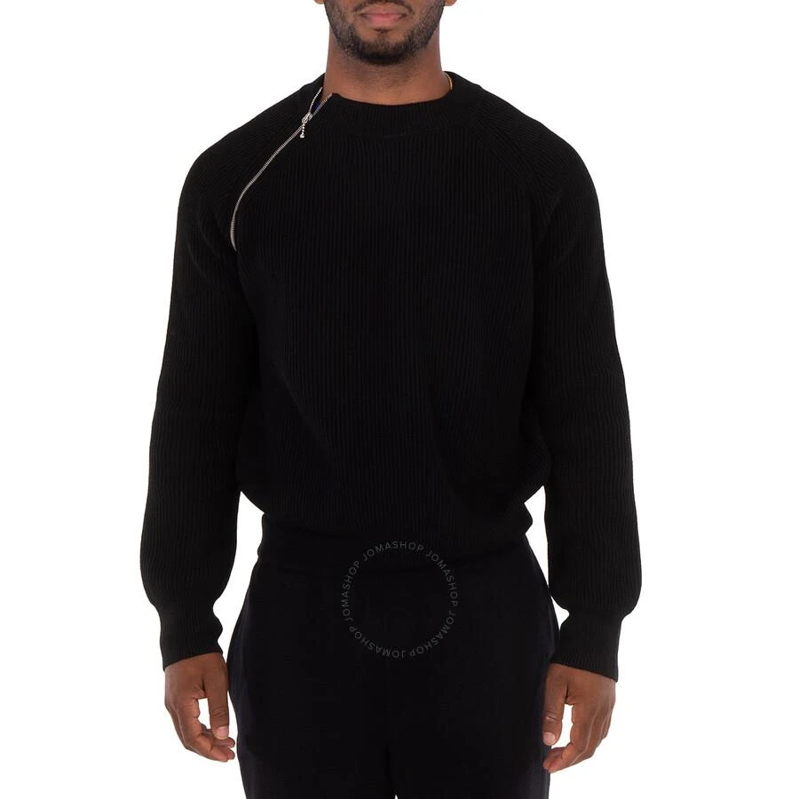 Burberry Zip-Detail Wool Jumper 1