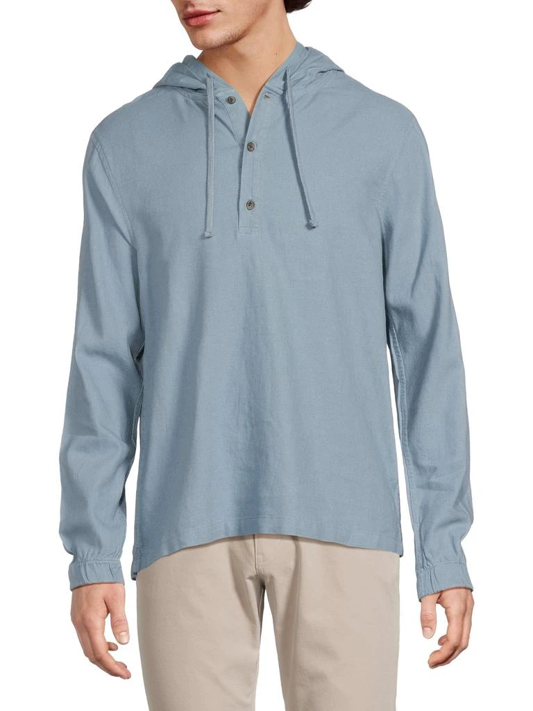 Saks Fifth Avenue ​​Linen-Blend Hoodie