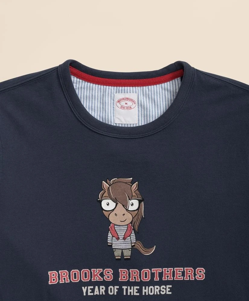 Brooks Brothers Men
s Lunar New Year 100% Cotton Graphic T-Shirt 6