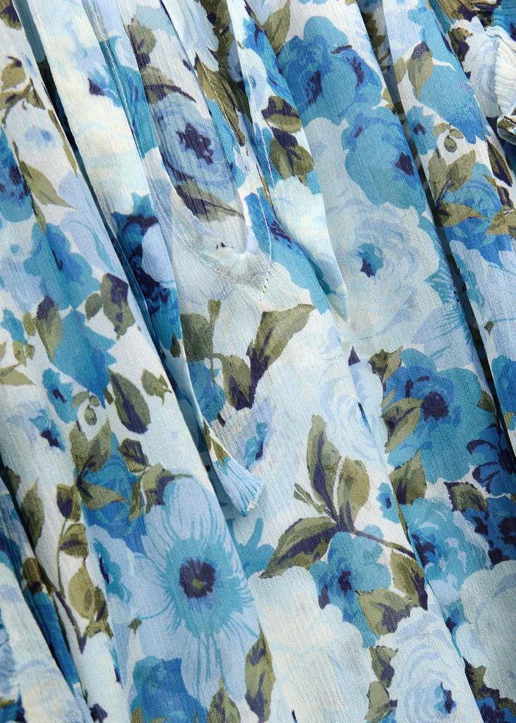 Paige Dandelion floral-print silk blouse  5