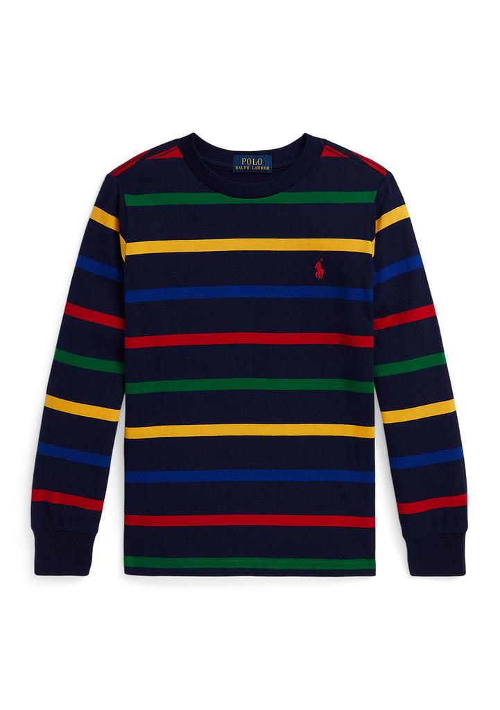 Ralph Lauren Boys 2-7 Striped Cotton Long Sleeve T-Shirt