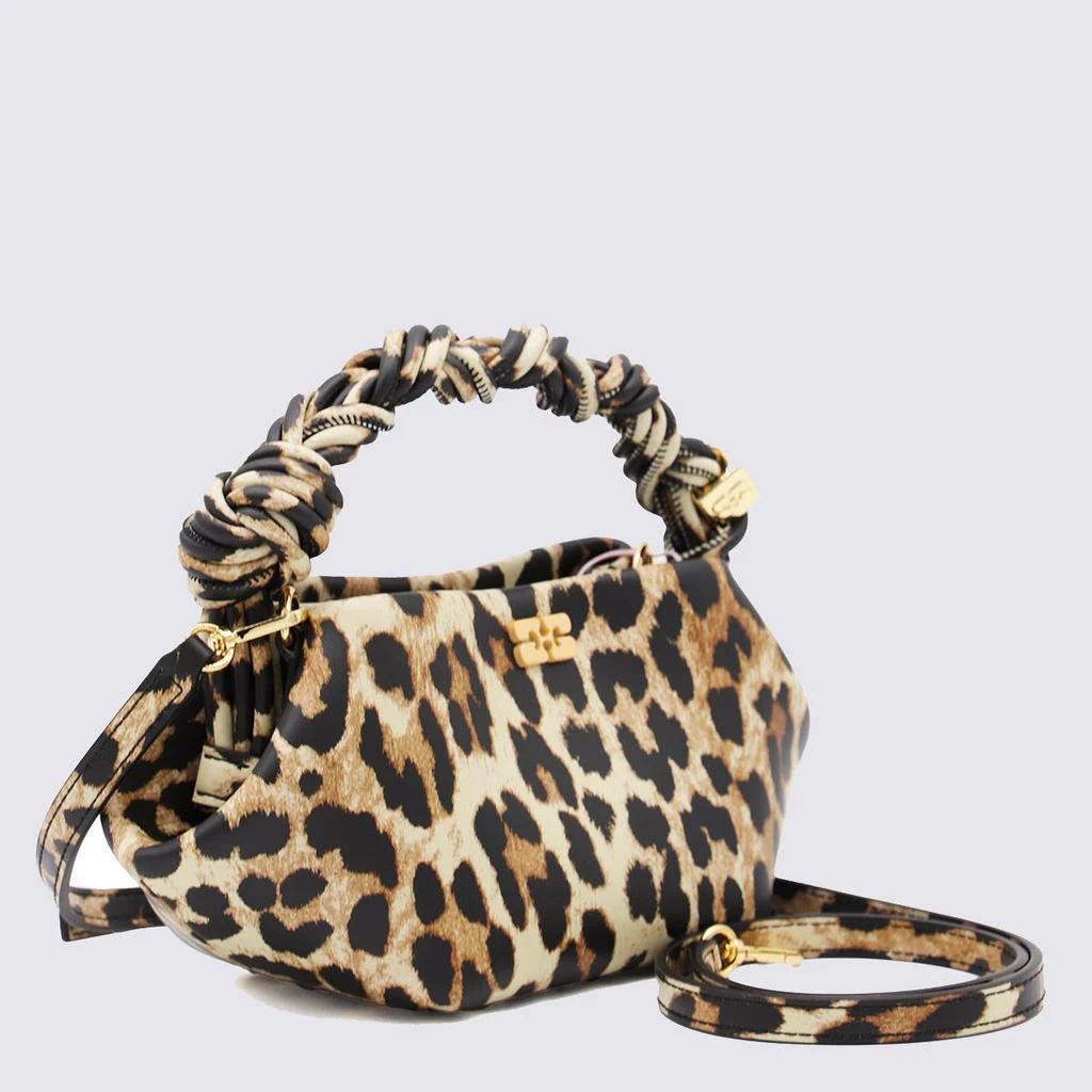 Ganni Ganni Leopard Leather Bou Mini Shoulder Bag 3