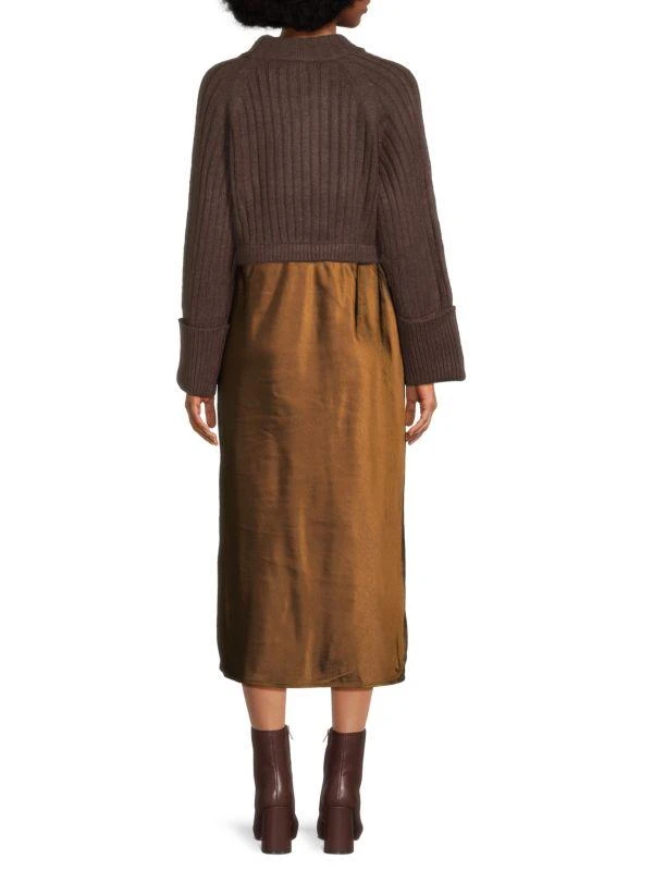 Design 365 Bea 2-In-1 Midi Sweater Dress 2
