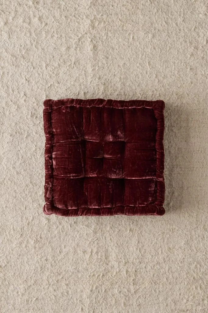 Urban Outfitters Ruthie Velvet Floor Pillow 2