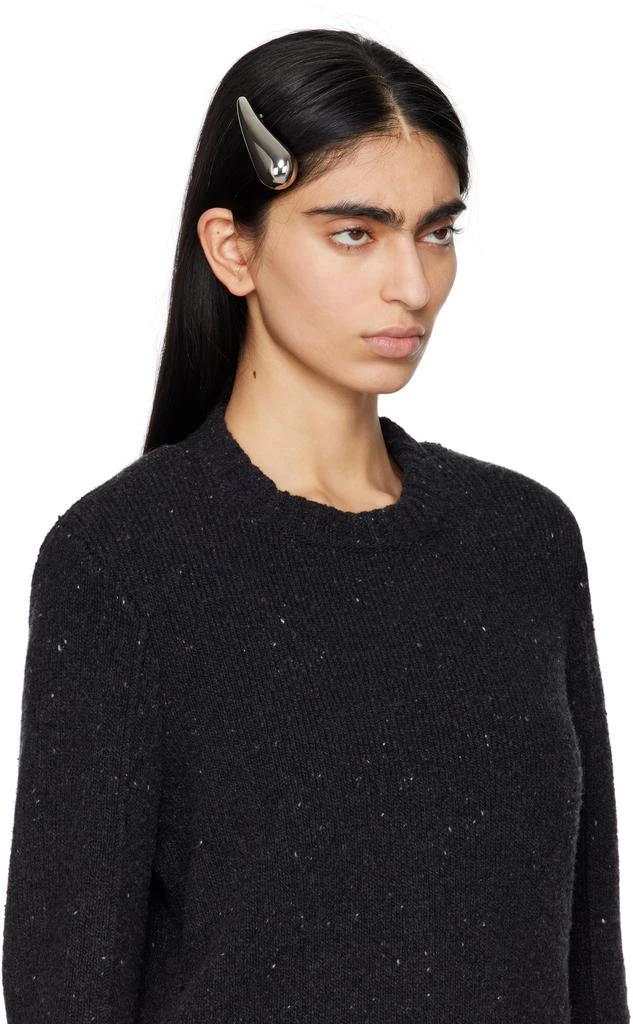 Bottega Veneta Silver Drop Hair Clip 3